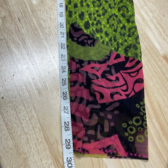 Fuzzi Jean Paul Gaultier NWT Sleeveless Mesh Abstract Jumpsuit Strawberry Small - Picture 8 of 10